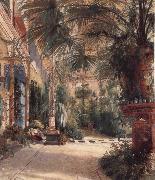 Carl Blechen The Palm House on the Pfaueninel France oil painting artist